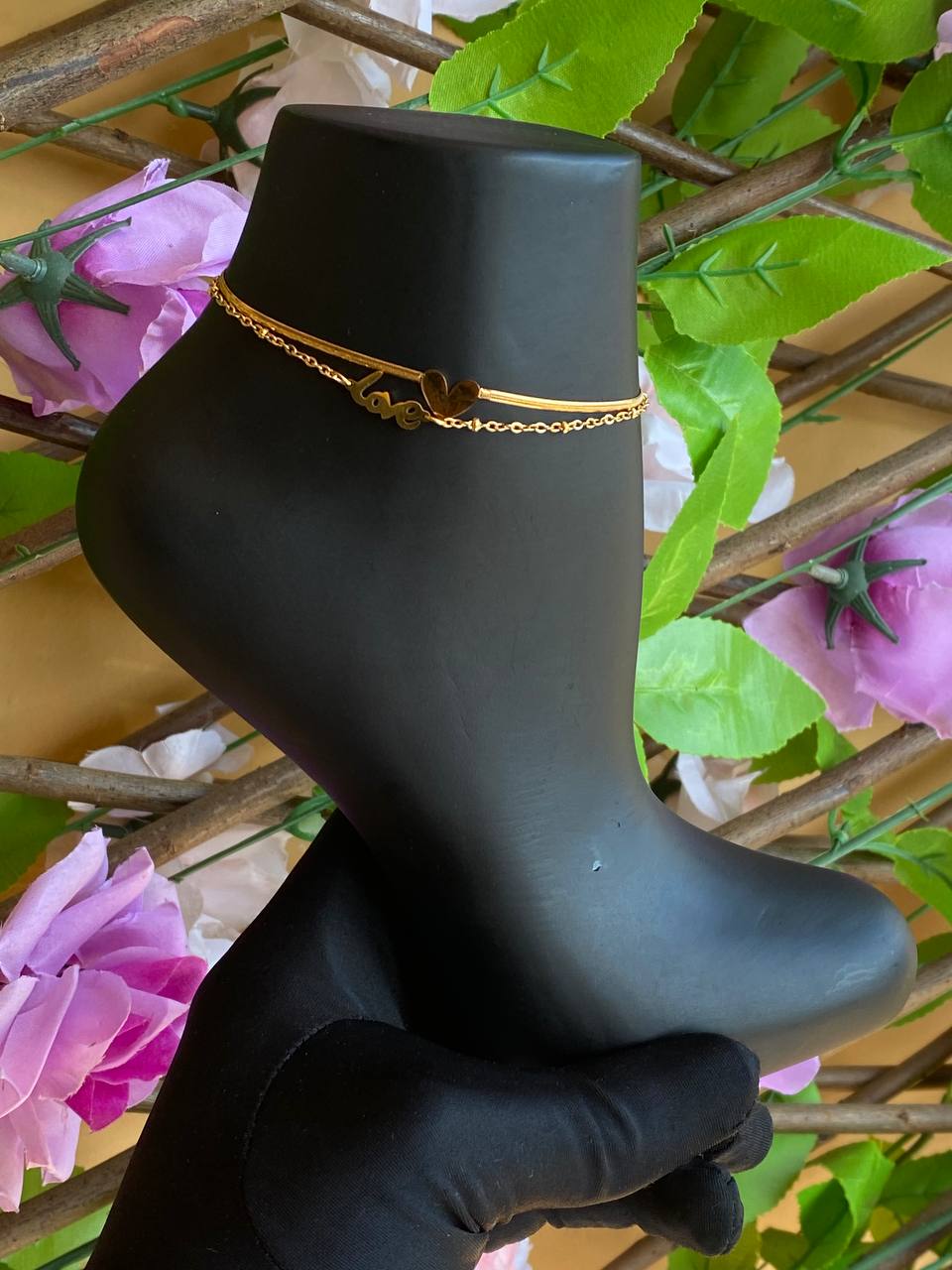 HYPOALLERGENIC ANKLETS STAINLESS STEEL TARNISH/FADE FREE HYPOALLERGENIC