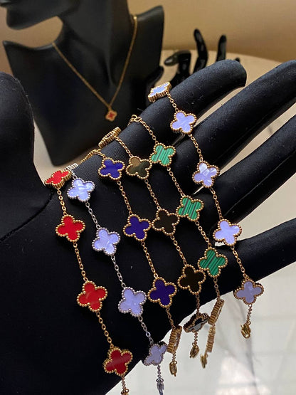 VAN CLEEF HYPOALLERGENIC BRACELETS TARNISH/FADE FREE STAINLESS STEEL HYPOALLERGENIC JEWELLERY BOX &100