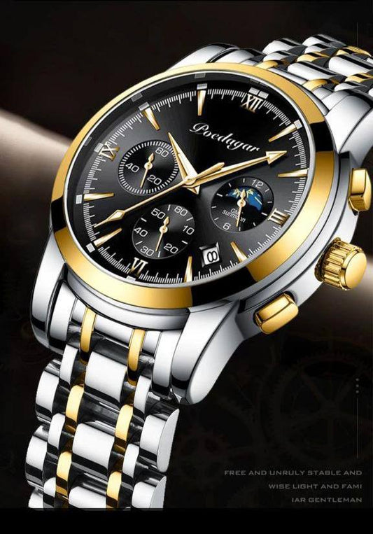 FORSINING AUTOMATIC GENTS WATCH AUTOMATIC MOVEMENT WATER RESISTANT STAINLESS STEEL COMES A BRANDED GIFT BOX ENQUIRIES