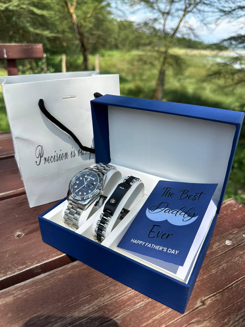 FATHERS DAY GIFT PACKAGE ROLEX X BRACELET BOX,BAG &CARD ENQUIRIES