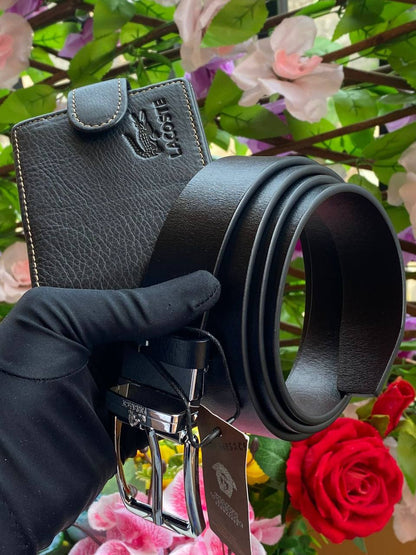 LEATHER BELT X WALLET COMBO LEATHER DOUBLE SIDED BELT LEATHER WALLET WITH ZIP ENQUIRIES