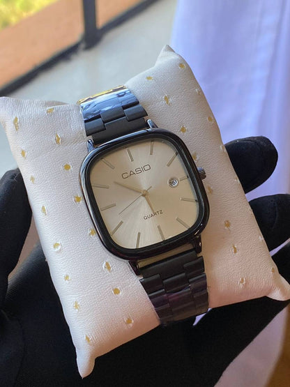 CASIO SQUARE UNISEX DATE DISPLAY WATER RESISTANT BATTERY POWERED CASIO BRANDED BOX