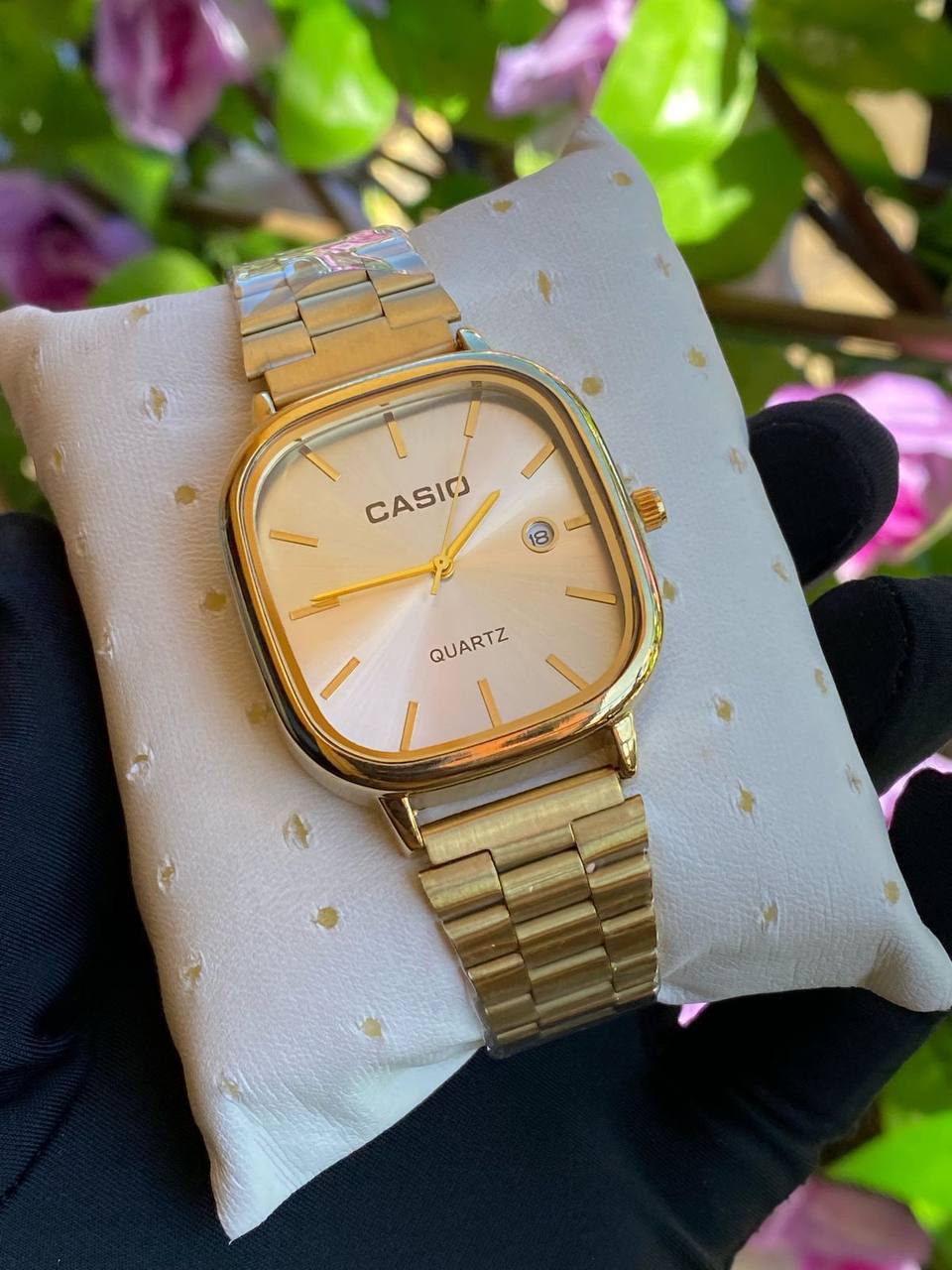 CASIO SQUARE UNISEX DATE DISPLAY WATER RESISTANT BATTERY POWERED CASIO BRANDED BOX