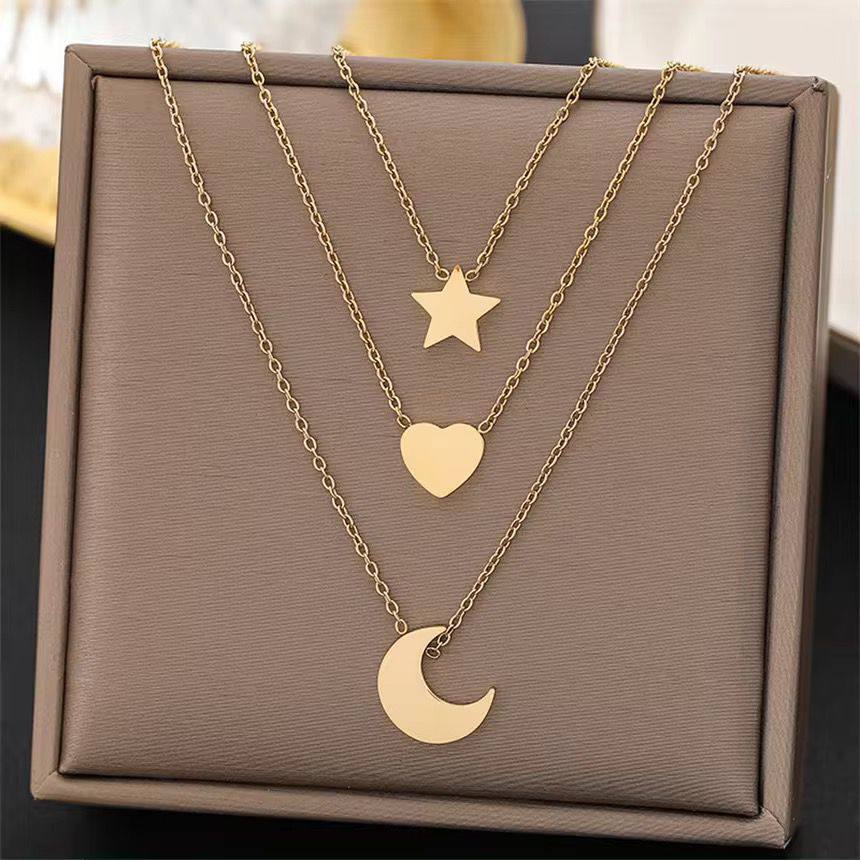 HYPOALLERGENIC NECKLACES NON FADE STAINLESS STEEL HYPOALLERGENIC NECKLACE GIFT BOX &80 ENQUIRIES