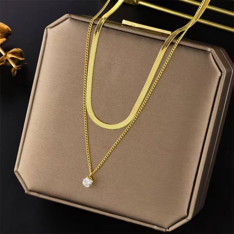 HYPOALLERGENIC NECKLACES NON FADE STAINLESS STEEL HYPOALLERGENIC NECKLACE GIFT BOX &80 ENQUIRIES