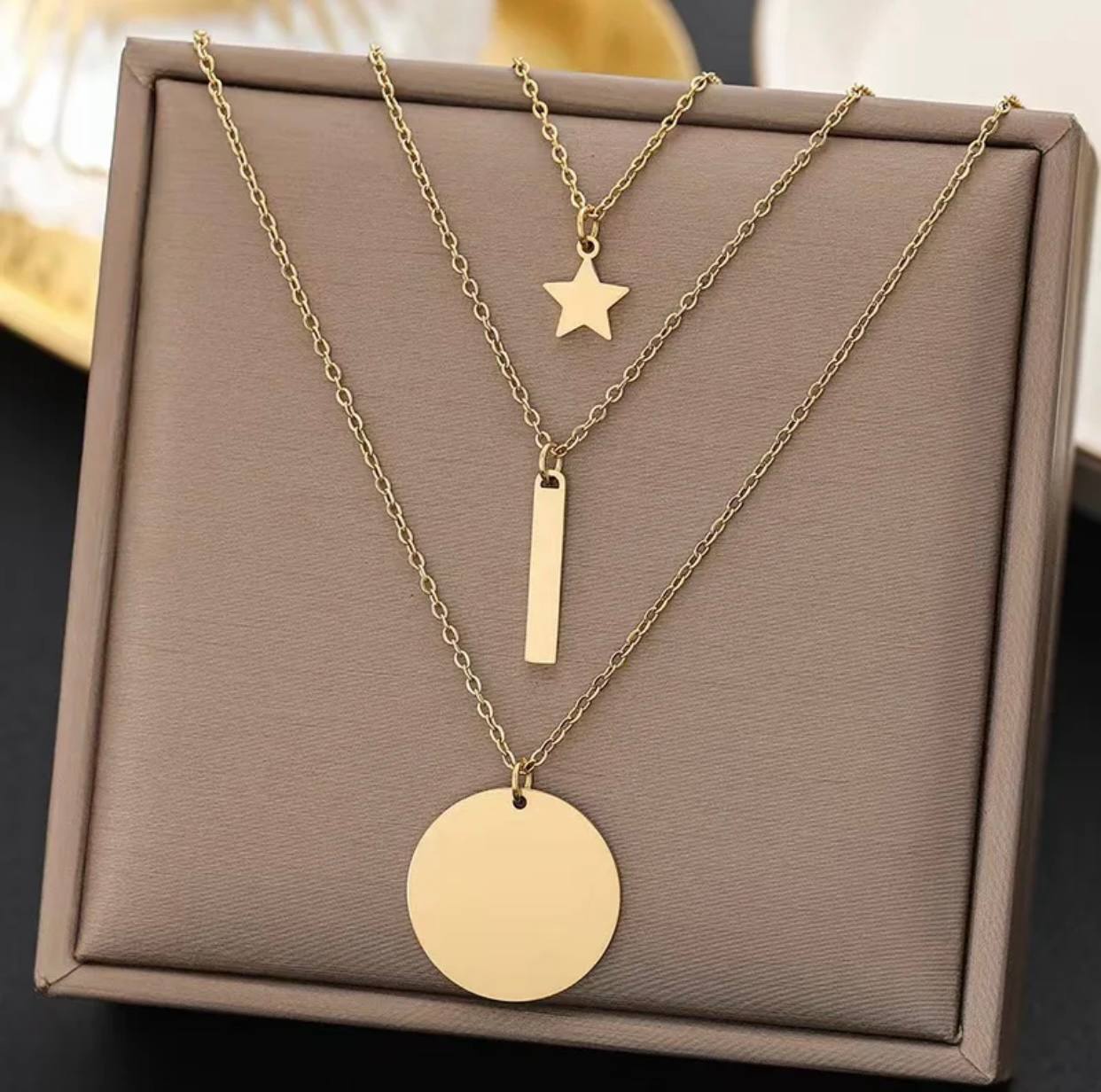 HYPOALLERGENIC NECKLACES NON FADE STAINLESS STEEL HYPOALLERGENIC NECKLACE GIFT BOX &80 ENQUIRIES