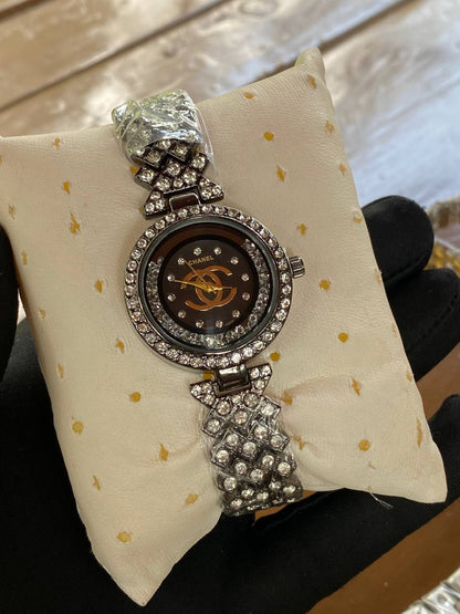 LADIES WATCH STAINLESS STEEL BATTERY POWERED WATER RESISTANT GIFT BOX GIFT BAG ENQUIRIES