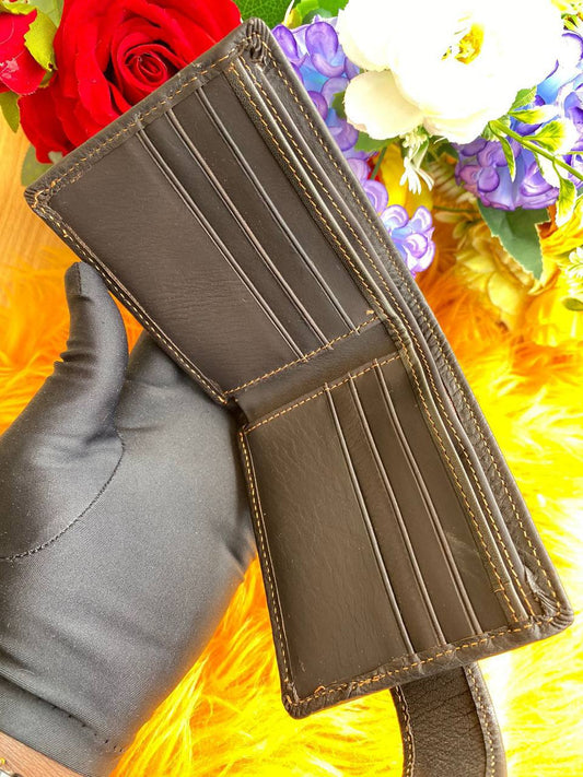 LEATHER WALLETS WITH ZIP