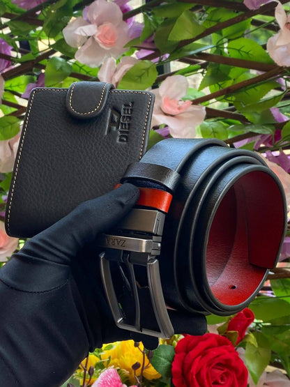 LEATHER BELT X WALLET COMBO LEATHER DOUBLE SIDED BELT LEATHER WALLET WITH ZIP ENQUIRIES