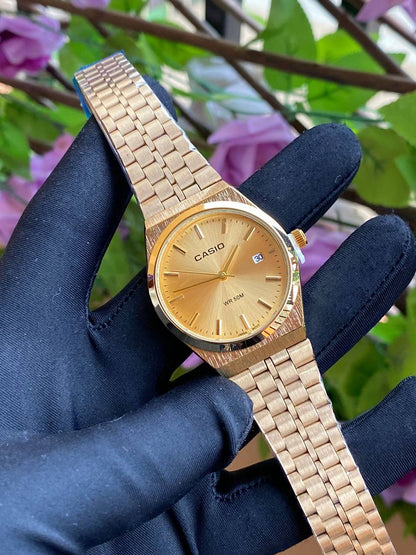 UNISEX CASIO DATE DISPLAY STAINLESS STEEL BATTERY POWERED WATER RESISTANT ENQUIRIES