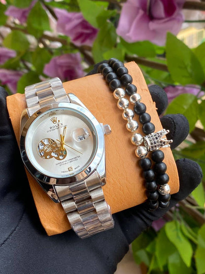 CURREN GENTS WATCH #8329 (LEATHER) WATER RESISTANT CHRONOGRAPH MOVEMENT DATE DISPLAY BATTERY POWERED CURREN BRANDED BOX @ ENQUIRIES