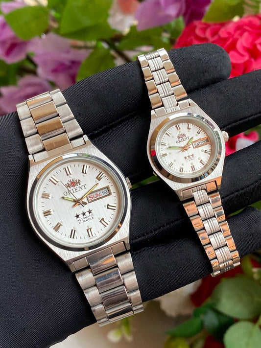 ORIENT COUPLE WATCH A PAIR SINGLE PIECE