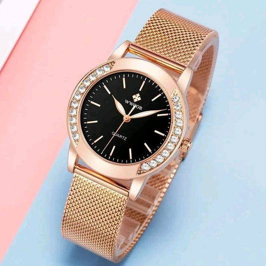 WWOOR MEN WATCH MODEL 8875 DATE DISPLAY STAINLESS STEEL WATER RESISTANT PLUS BRANDED BOX