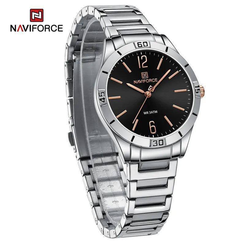 NAVIFORCE GENTS WATCH #NF 9153 ANALOGUE & DIGITAL DISPLAY LIGHT BUTTON WATER RESISTANT BATTERY POWERED AND ENQUIRIES