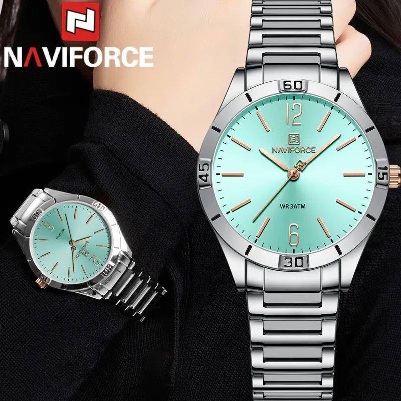 NAVIFORCE GENTS WATCH #NF 9153 ANALOGUE & DIGITAL DISPLAY LIGHT BUTTON WATER RESISTANT BATTERY POWERED AND ENQUIRIES