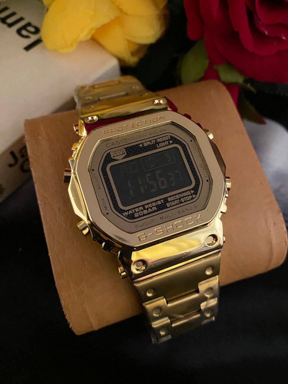 CASIO TOUGH SOLAR WATCH SHOCK RESISTANT LIGHT BUTTON DIGITAL DISPLAY STAINLESS STEEL BATTERY POWERED LIGHT BUTTON ENQUIRIES