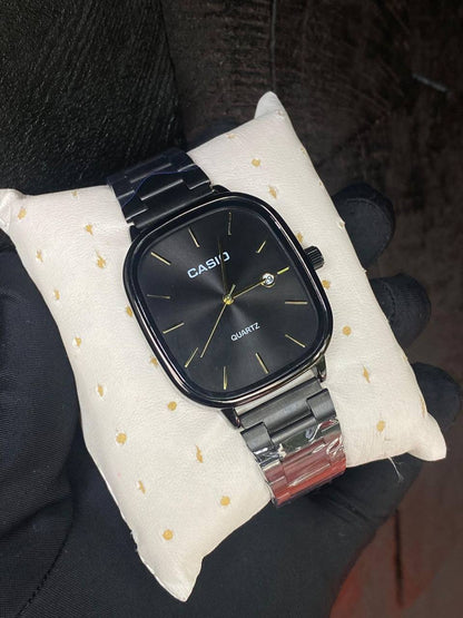 CASIO SQUARE UNISEX DATE DISPLAY WATER RESISTANT BATTERY POWERED CASIO BRANDED BOX