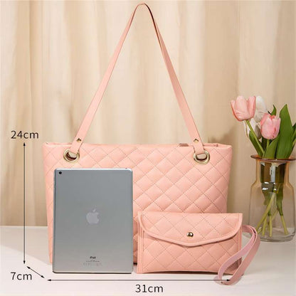 2 PCS Handbags Women Bags Ladies Bag Purse Shoulder Bag Tote