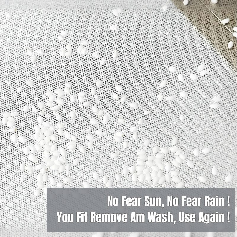 Stick-and-Go Mosquito Net Easy-Stick Window Mosquito Net DIY Insect Window Screen Magic Self-Adhesive Easy Install No Drill Wall Keep Insects Tear Resistant Reusable Adjustable Mesh Fly Screen 1.5m*2m