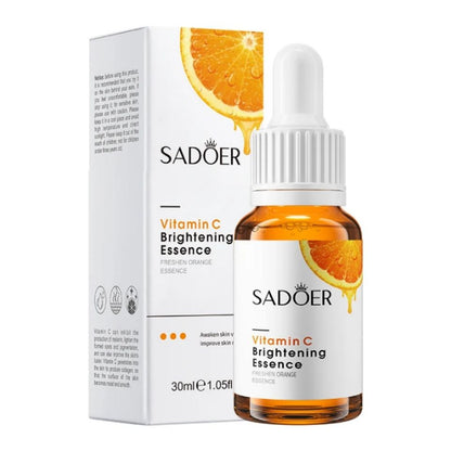 2 in 1 SADOER Skin Care Set Sadoer Vitamin C Serum + Vitamin C Face Cleanser Whitening Brightening Hydrate Dry Skin
