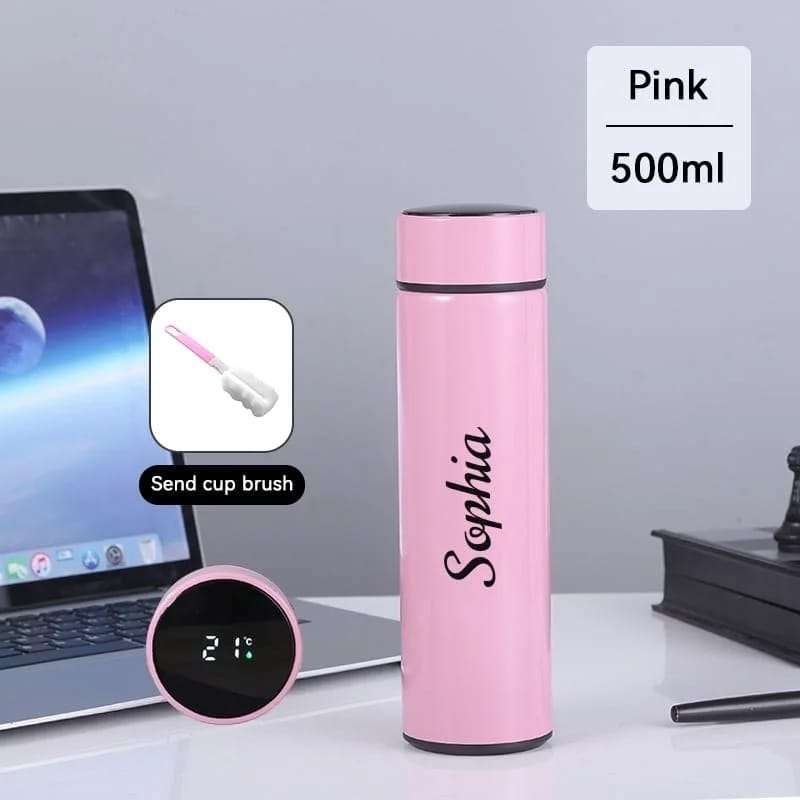 Pink LED Thermal Flask  For Sale