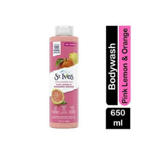 Pink Lemon & Mandarin Orange Exfoliating Body Wash 650ml