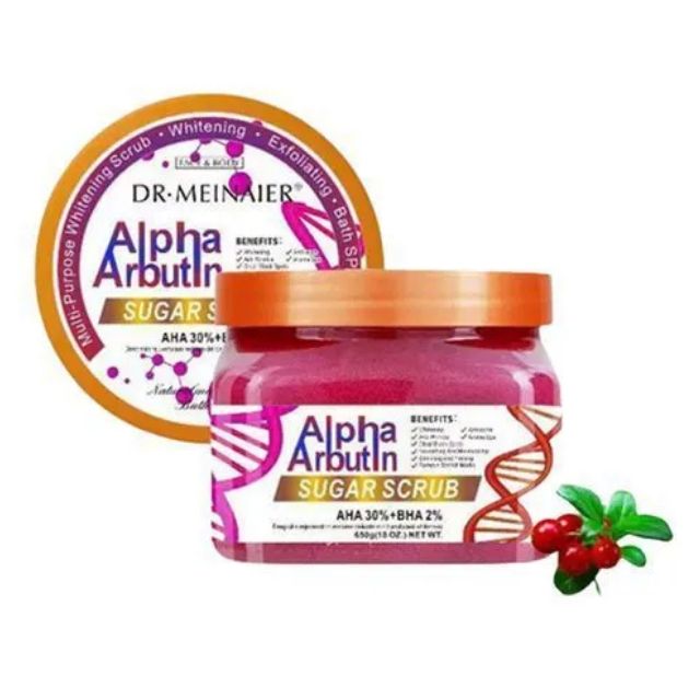 DR Meinaier Face & Body Alpha Arbutin Sugar Scrub 650g