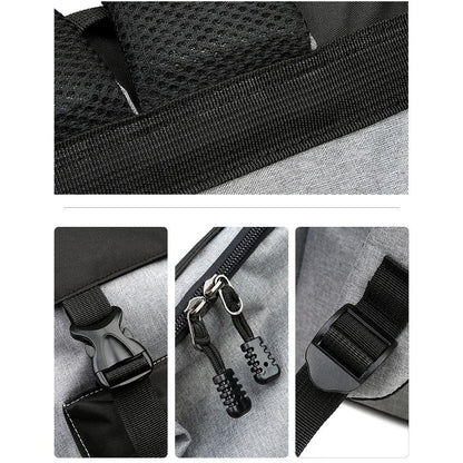 Men Backpack Large Capacity Outdoor Travel Bag Leisure Rucksack Business Commute Laptop Bag School