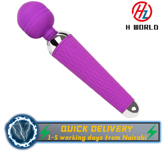 HW FANTASY AV sex toys 10 Vibrateing Frequency Modes Waterproof USB Charge Wand Massager Vibrators Sex Toys women