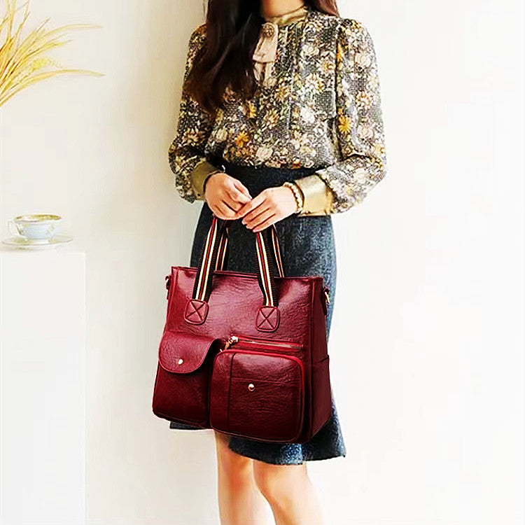 Women's Messenger Bag Handbag large capacity Multi Pocket New Single Shoulder Bag Travel Bag