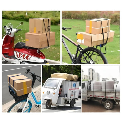 Transport Goods Heavy Duty Elastic Rope 1.5m Super Strong Cargo Tie Down Motorcycle, Bicycle, Car ,Cart, & Trailer Lashing Straps Essential Logistics & Delivery Accessories Truck & Boda Tie Downs