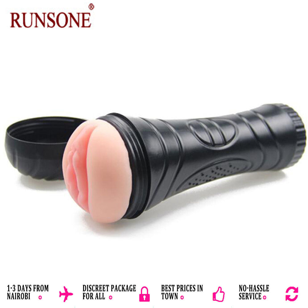 Classic Male Masturbator Cup Bullet Vibrating Flashlight Love Doll Adult Sex Toys for Men Masturbation