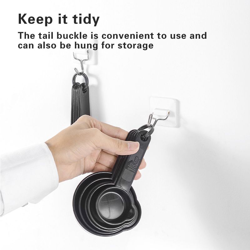 11pcs Measuring Tools Set Kitchen Measuring Spoon Measuring Cup Teaspoon Sugar Spoon Cake Baking Flour Measuring Cup Kitchen Spoon Baking Measuring Cup Accessories