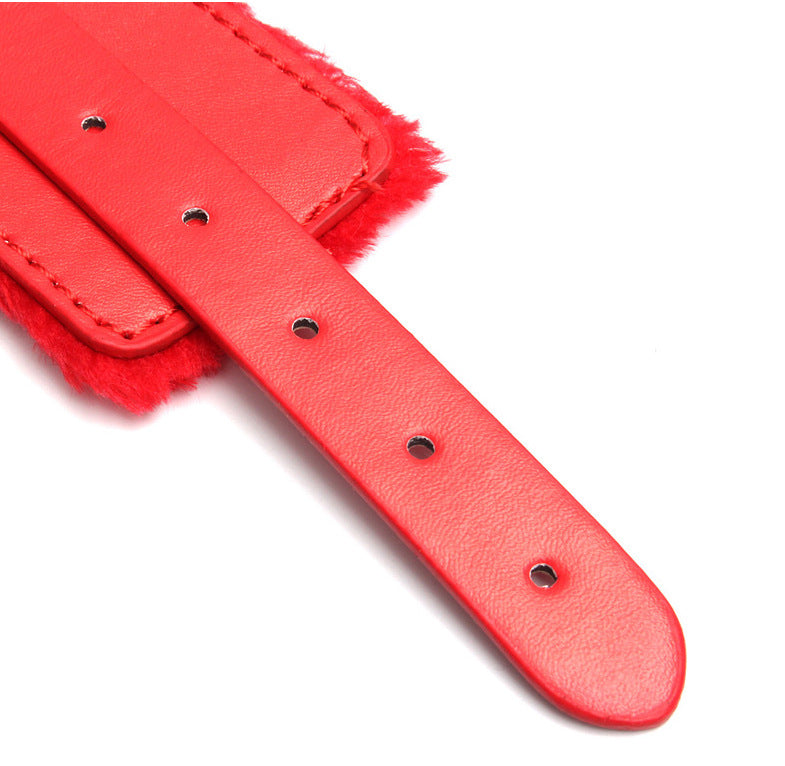 HW 7pcs/set sex toys Adult Sex SM Toys Handcuffs-Cuffs-Strap-Whip-Rope-Neck-Bandage-Sexy Women and man Sex Toy