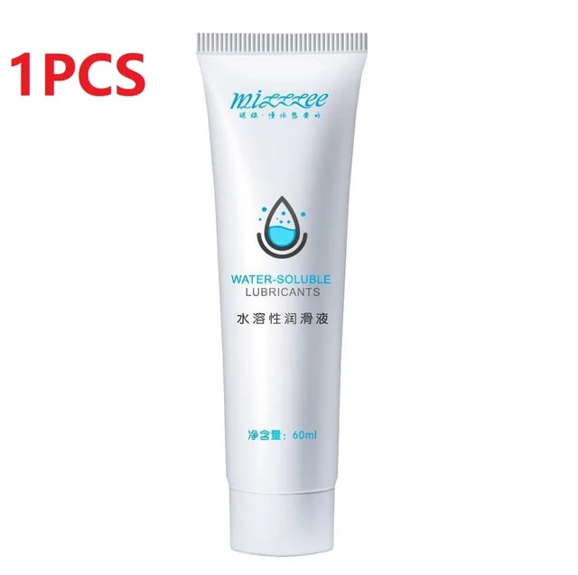 60ml Water Based Sex Lube Long Lasting Lubricant Edible Massage Body Oil Anal Gel Adult Toys for Sex for Women Men Valentine Gift for Girlfriend Wife