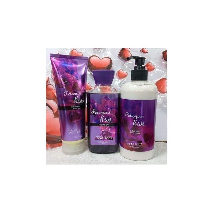 Poisonous Kiss Cream, Shower Gel & Lotion