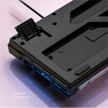 Keyboards Gaming Wired Keyboard Simple Personality All Match Color Luminous Mechanical Feel Desktop Laptop Accessories