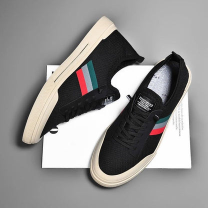 Men's casual clothes single shoes boys loafers students running shoes Dad sports shoes driving shoes espadrille shoes flats black