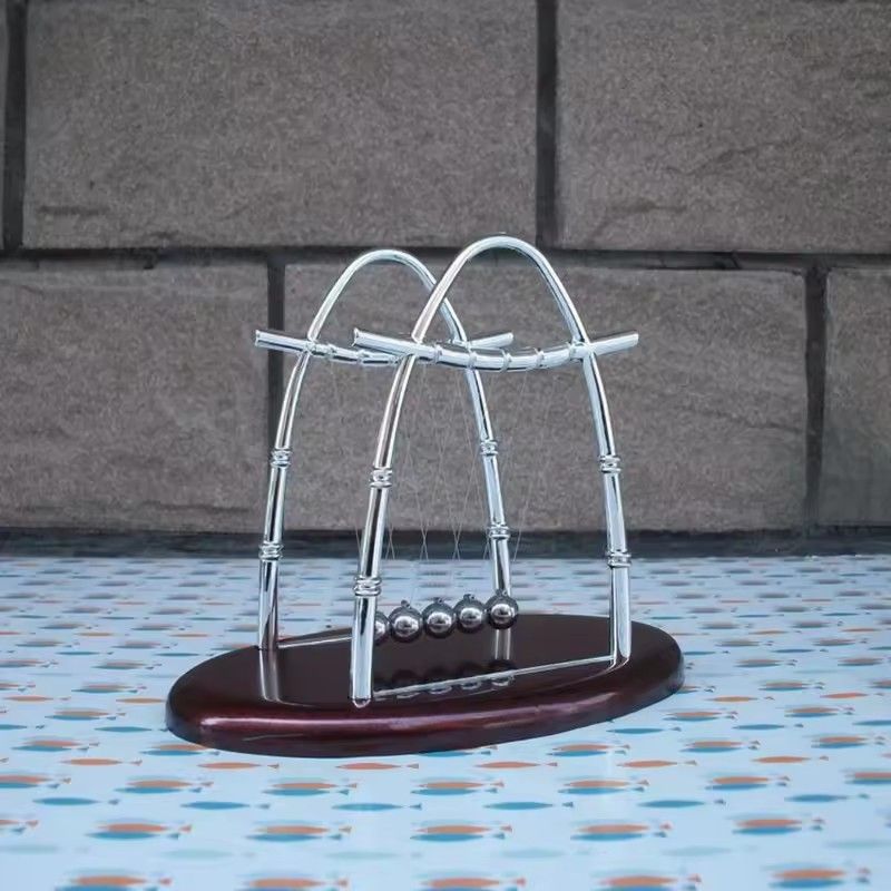 Newton's Cradle Balance Steel Ball Teaching Supplies Physics Science Pendulum Desktop Toys Stress Relief Gifts Home Decoration