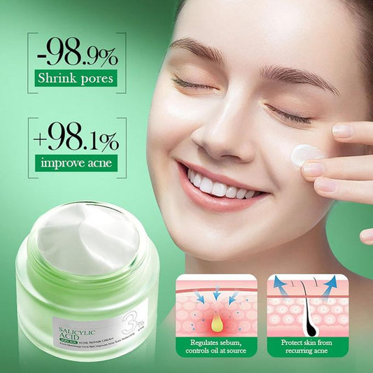 Powerful Salicylic Acid 3ce Cream For Acne Removing, Moisturizing , Hydrating Anti-aging,Anti-wrinkle