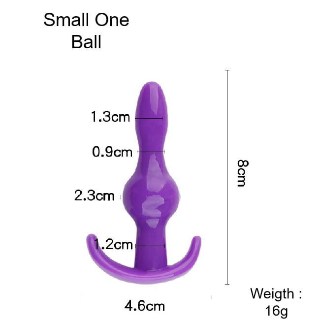 HW Fun anal plug 7-Pieces set 7 PCS Waterproof Silicone Anales 1 Vibrator Trainer combination set adult toy couple sex products