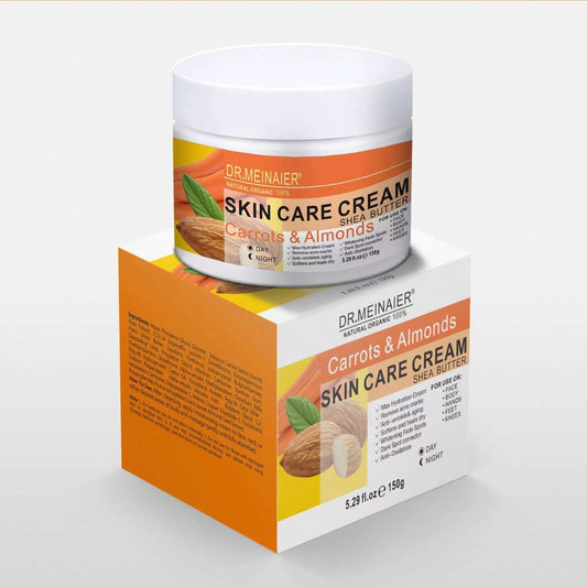 DR MEINAIER Carrot & Almond Shea Butter Skin Care Cream Natural Organic Face Body - Dr. Meinaier