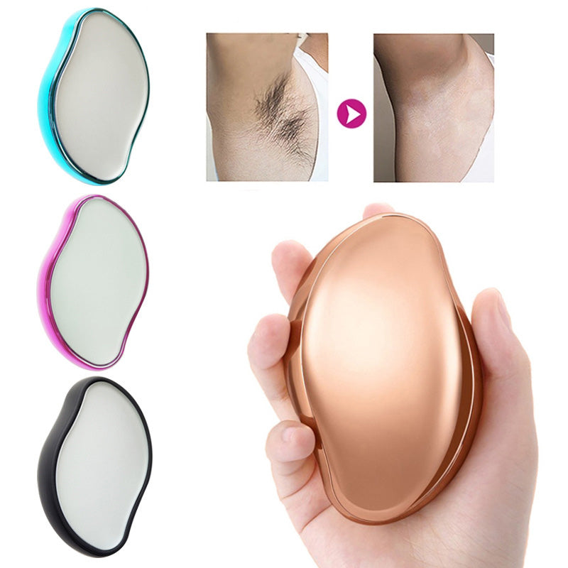 New Crystal Hair Remover Physical Painless Safe Epilator Easy Cleaning Reusable Body Beauty Glass Bleame Hair Removal Eraser