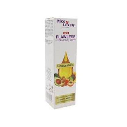 [Limited Offer] Nice & Lovely Flawless Bio-Body Oil For Stretch Marks & Contains 4 Natural Oils.