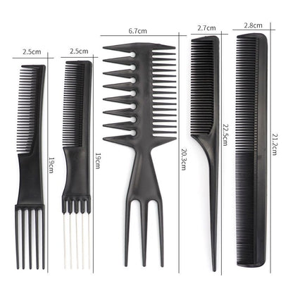 10Pcs Professional Hair Styling Hair Comb Set Combs Pack Makeup Barber Haircare Styling Tool Set Anti-static Hairdressing Combs Set Smooth Hair Healthy Massage Comb Haircare Stylist Accessories