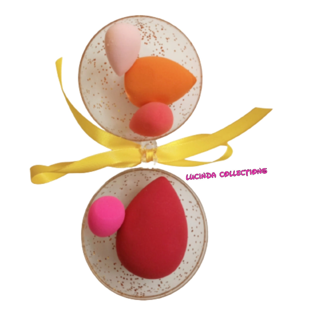 5Pcs Makeup Puff Sponge Beauty Blender Soft Make up Sponges Accessories Tools Caged Gift Set