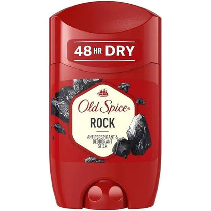 Old Spice Rock With Charcoal Anti-perspirant Deodorant Stick 48 hr Protection For Men