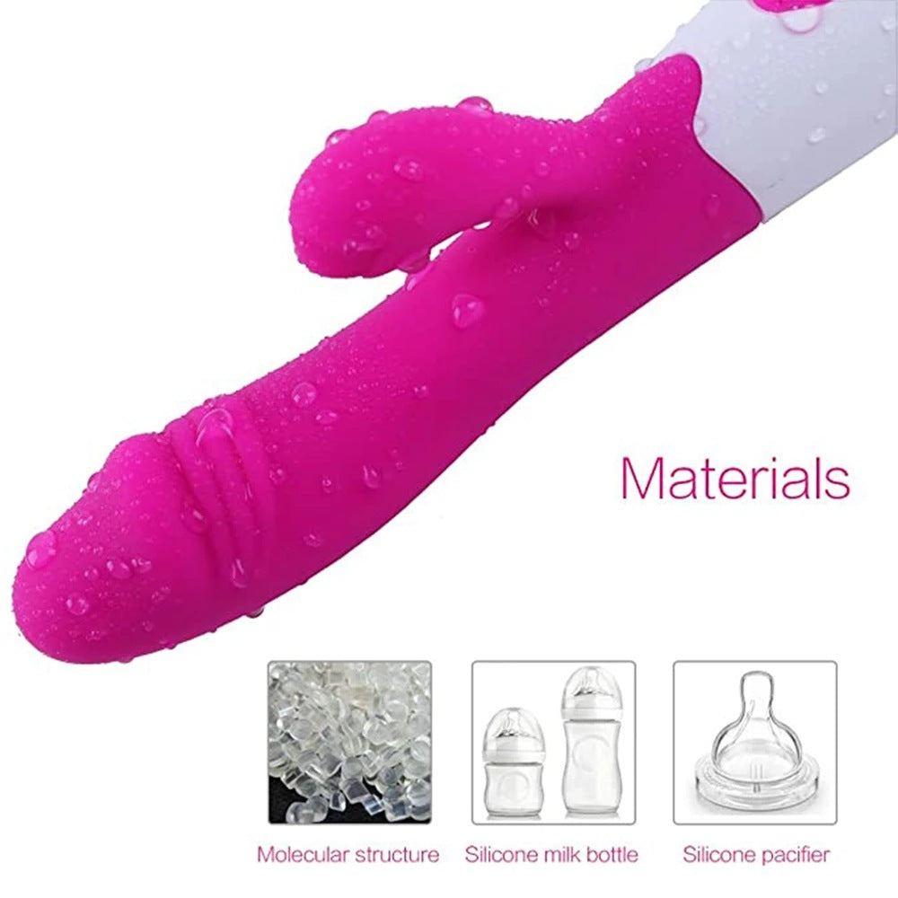 Women's Upgraded Vibrator Powerful G Spot Silicone Vaginal Vibrator Dildo Sex Toy