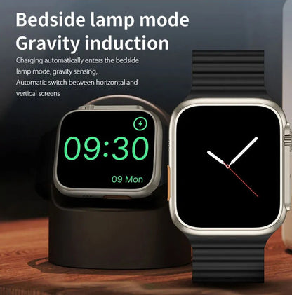 RichRipple Newest 4in1 Ultra Smart Watch Strap 49mm 2.2inch Full Touch Screen Sports Fitness Watch IP68 Waterproof Bluetooth Call Smart Watch