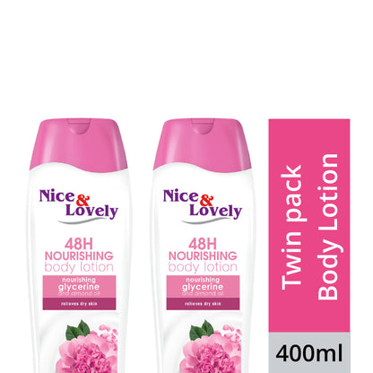 【Pack of 2】Nice & Lovely Glycerine Lotion 400ml